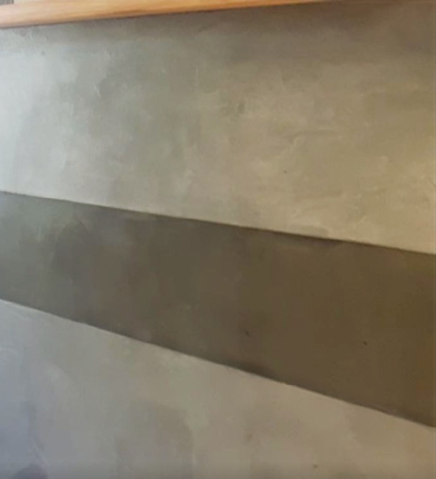 beton cire deux couleurs